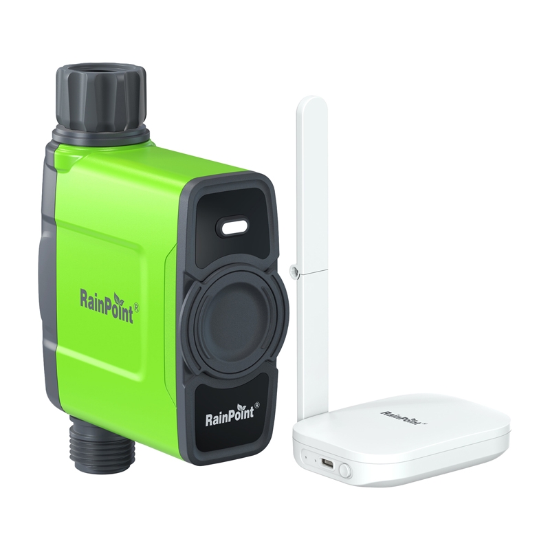 RainPoint Wifi 1-Zonen Bewässerungssteuerung mit Gateway HTV145FRF+HWG023WBRF