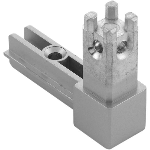 SCHÜCO Smartcube-Smartframe Eckknoten 2s Zamak Edelstahl-Effekt