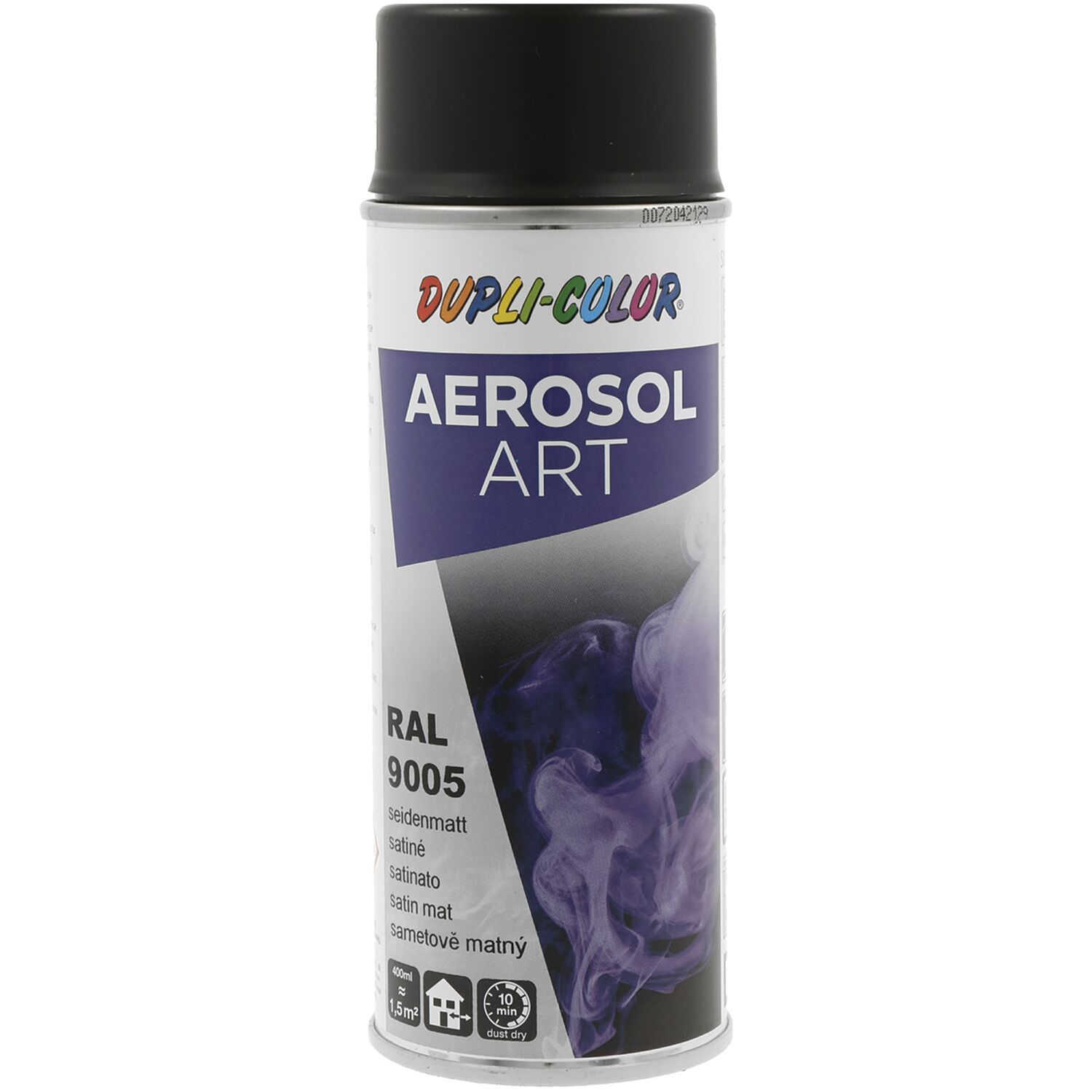 Dupli-Color Lackspray Aerosol Art 400ml tiefschwarz seidenmatt / RAL 9005