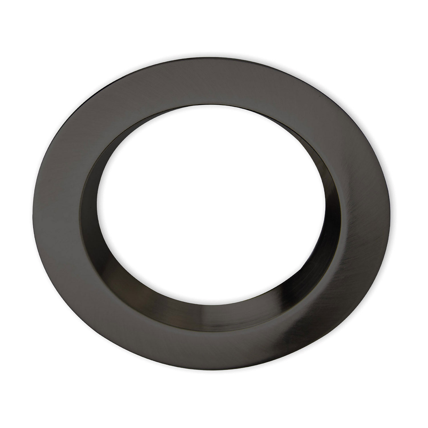 ISOLED Cover Aluminium rund schwarz rückversetzt für Sys-90