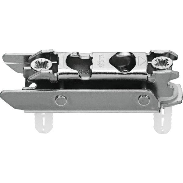 blum CLIP Exzenter Montageplatte gerade, Stahl, EXPANDO, Distanz 3 mm
