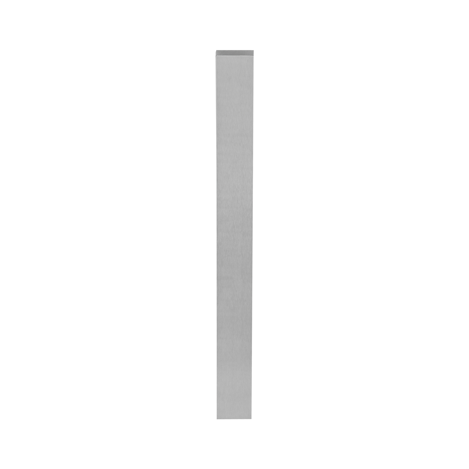 Simausrom Tischfuß 70 x 70 x 420 mm Aluminium Edelstahl-Effekt