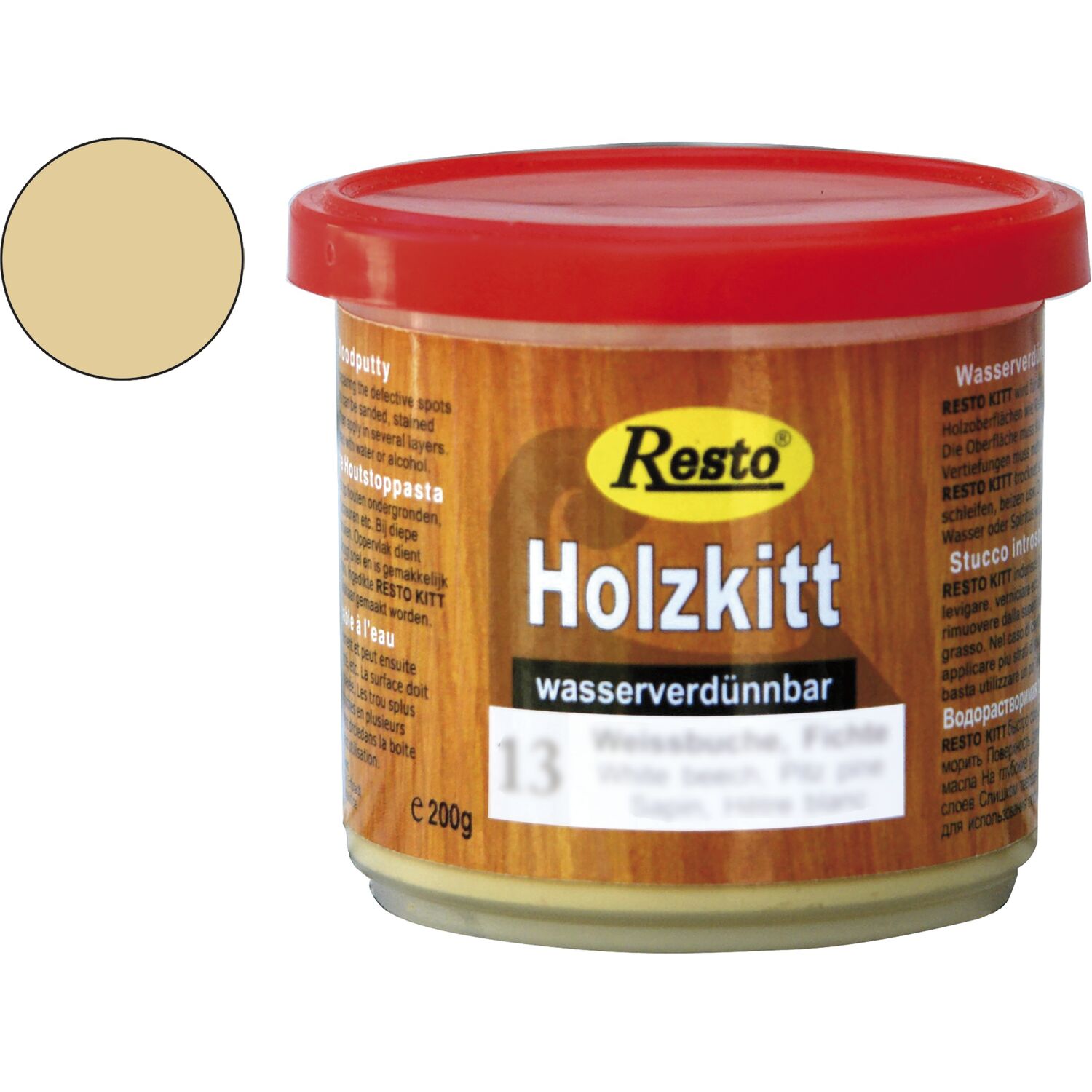 RESTO Holzkitt Eiche hell 200g