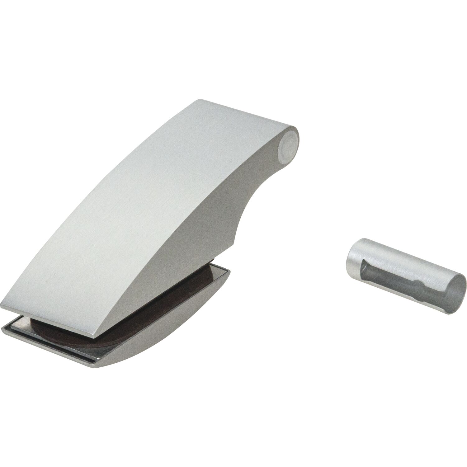 DORMA-Glas DORMA-Glas Türband Flügelteil Studio Arcos 24.236, Glas 10 mm, silber eloxiert