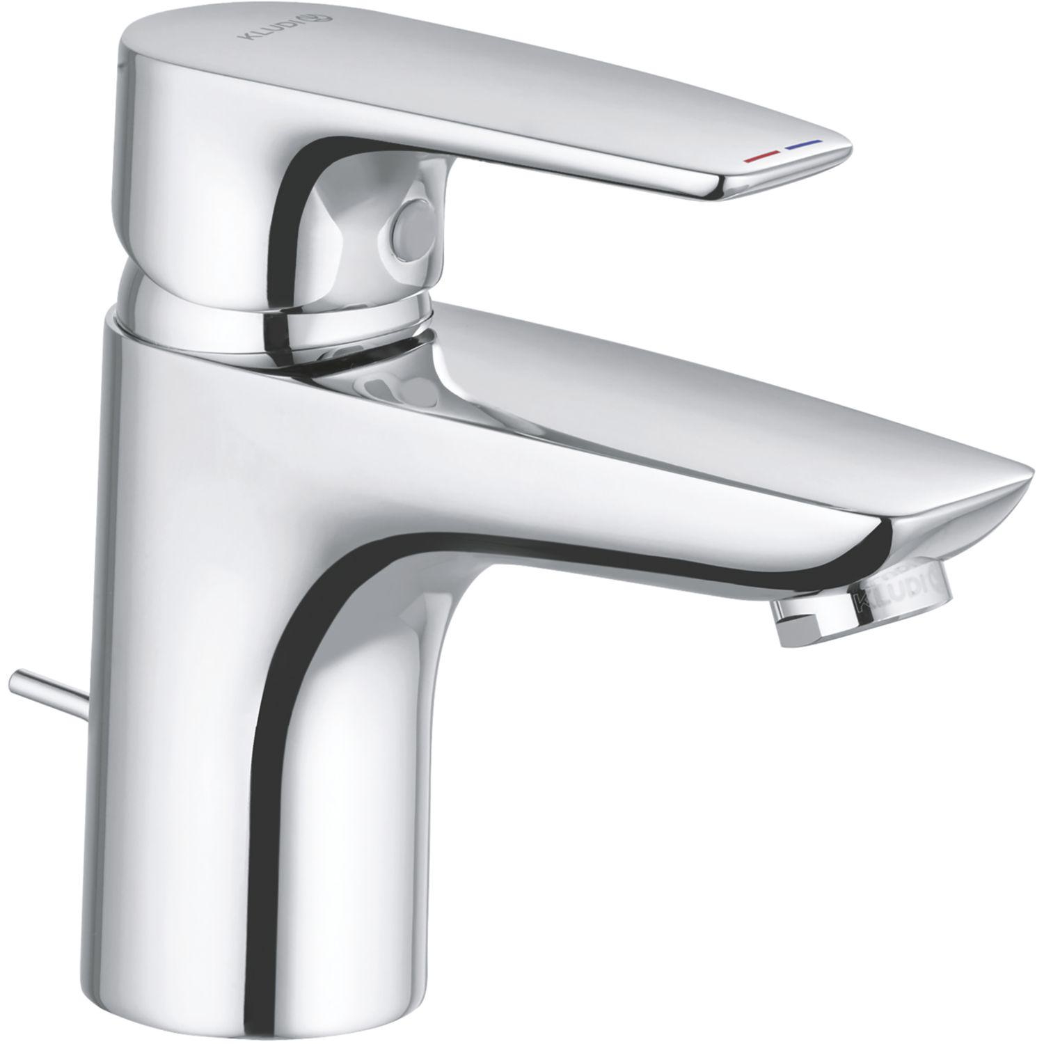 KLUDI Waschtischarmatur Pure&Solid druckfest Chrom - 5 Jahre Garantie KLUDI Waschtischarmatur Pure&Solid druckfest Chrom - 5 Jahre Garantie