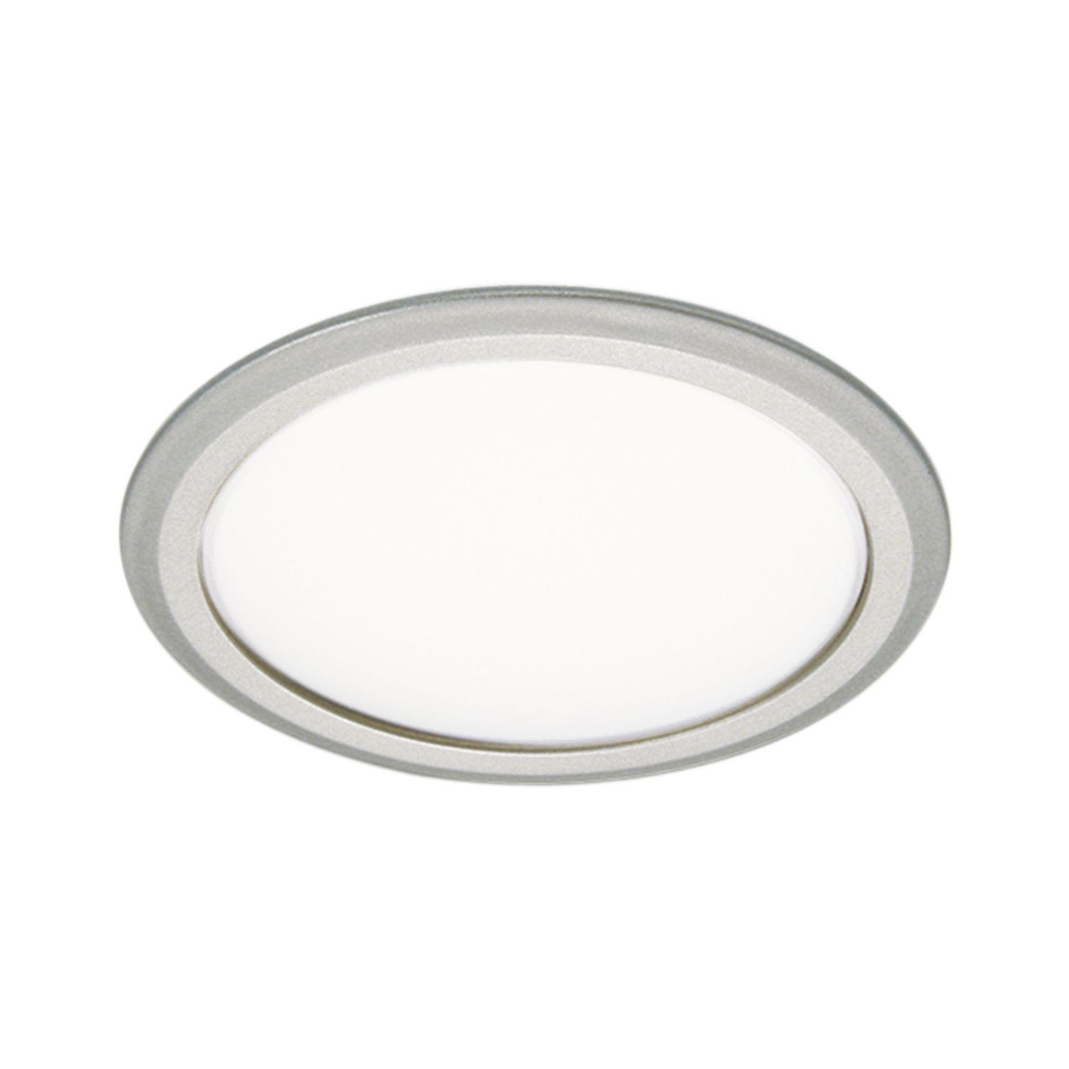 Elektra LED Einbauleuchte 8001B-58 warmweiß ø 62mm silberfarbig