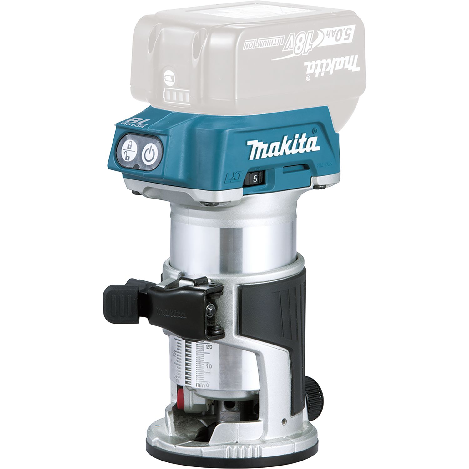 Makita Akku-Multifunktionsfräse DRT50Z 18 Volt