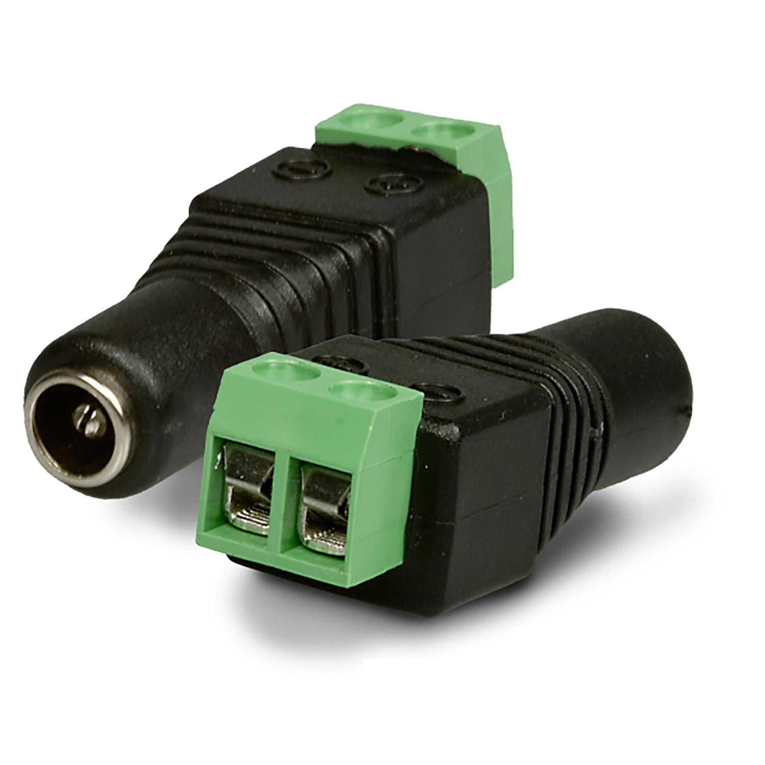 ISOLED Rundbuchseadapter FEMALE 2-polig auf Klemme