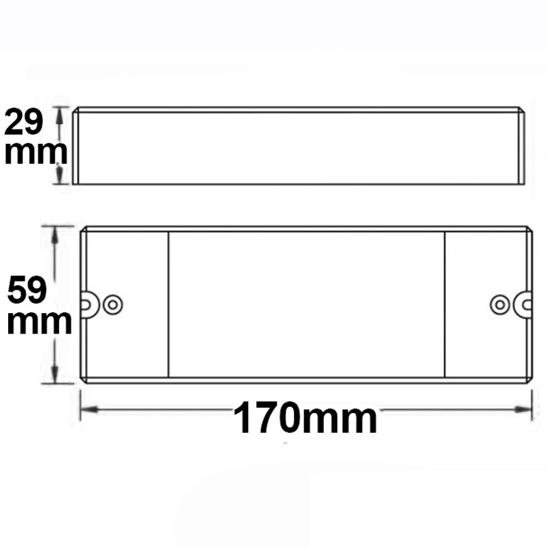 ISOLED Sys-One Funk/Push Dimmer 0-10V Output 2.000W Schaltrelais 230V