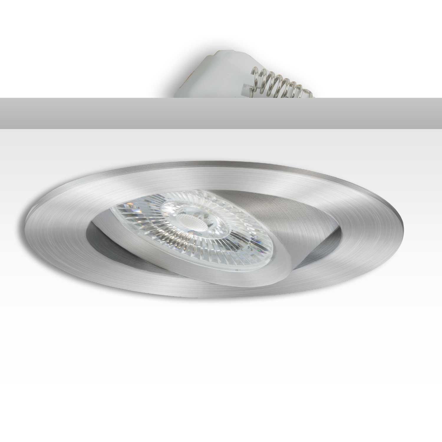 ISOLED LED Einbauleuchte Sunset Slim68 Alu rund 9W 1800-2800K Dimm-to-warm