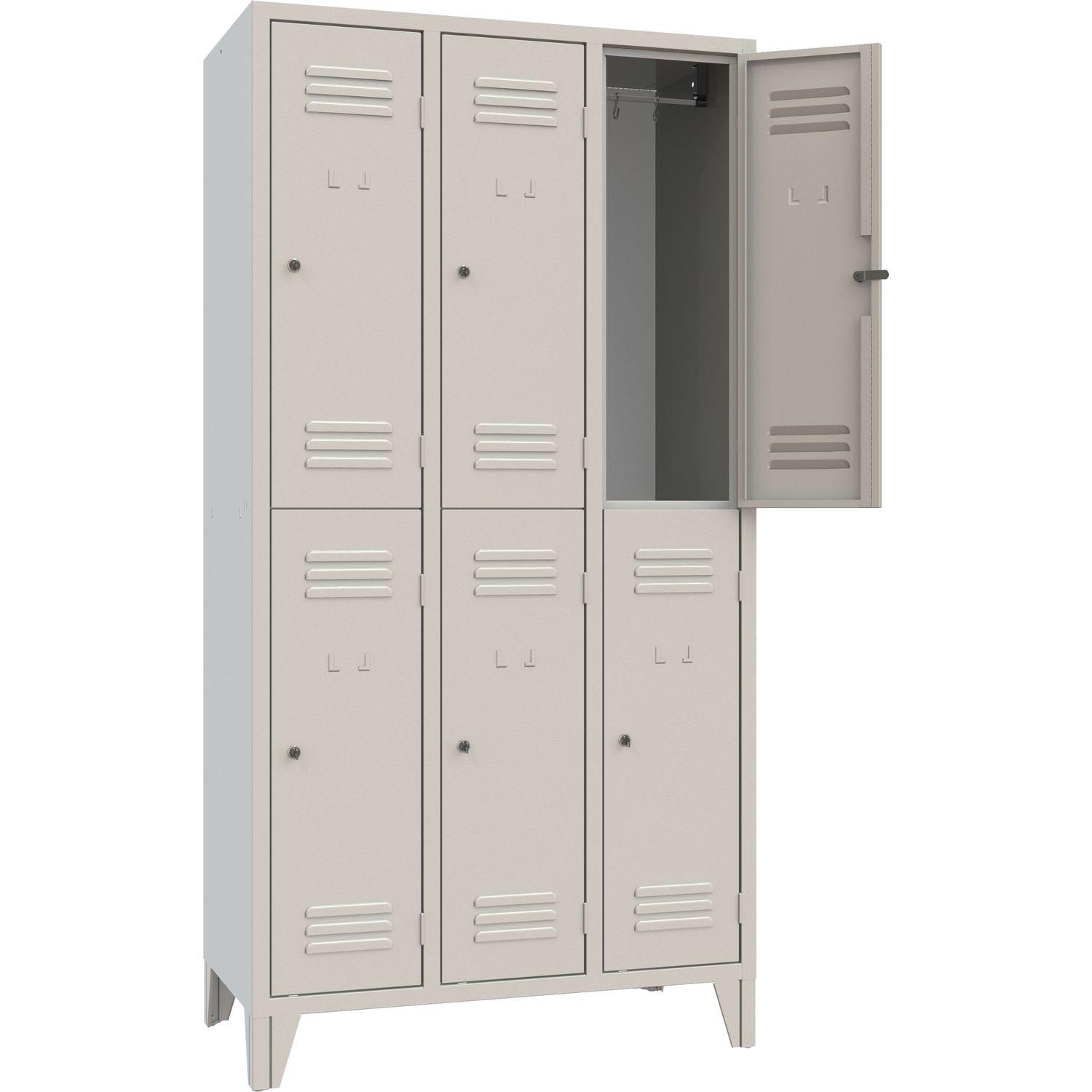 Doppelstockspind Abteilanzahl 6 RAL7035