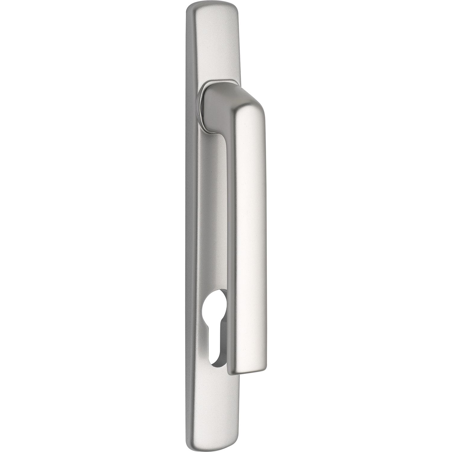 Maco #203220 Drückerhalbgt. HARMONY - nieder, LS PZ92, TS - 90 mm, ohne Kzs., silber