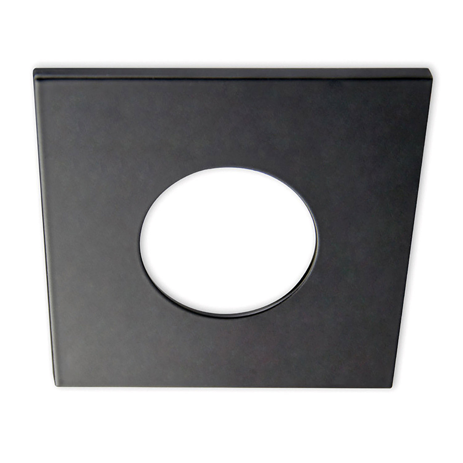 ISOLED Cover Aluminium eckig schwarz matt für Sys-68