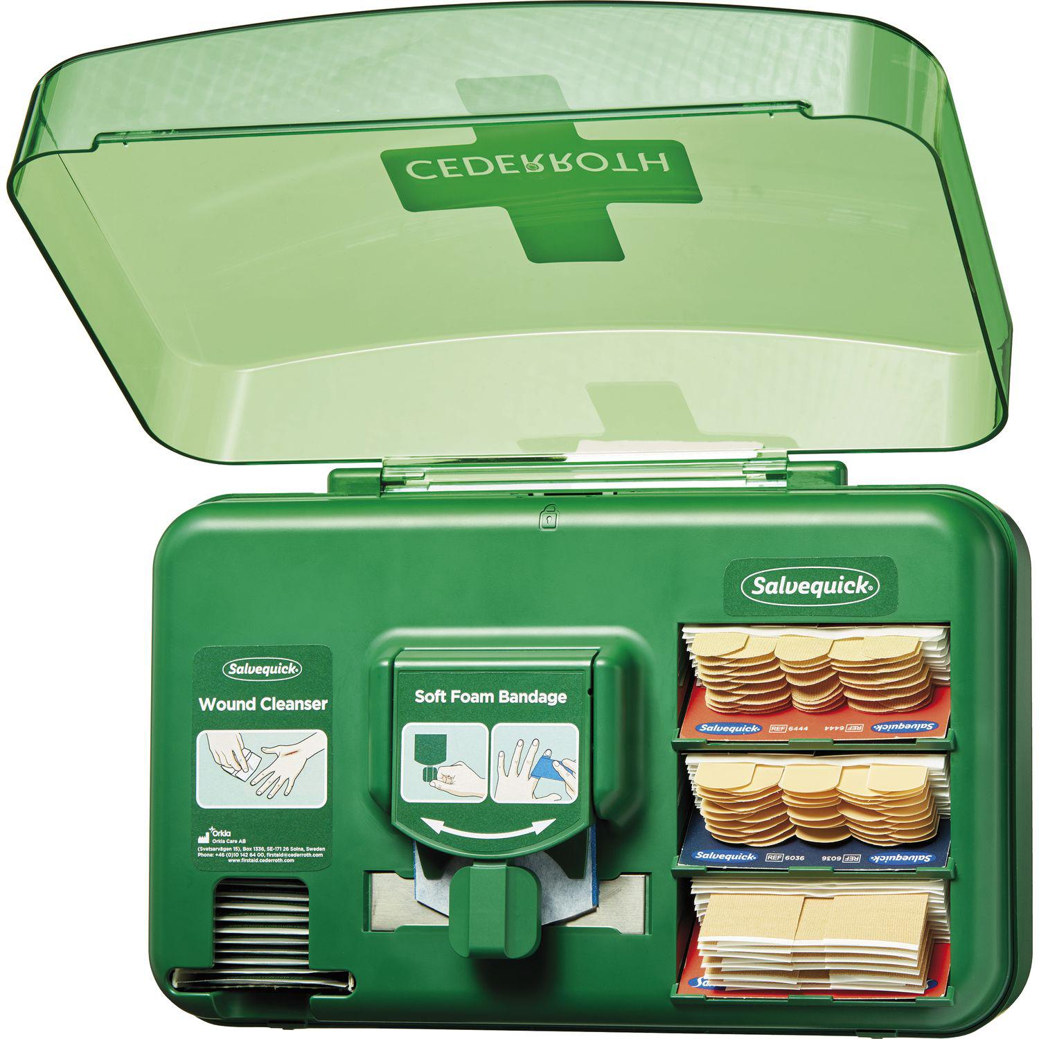 Cederroth Erste Hilfe Box Wound Care Dispenser