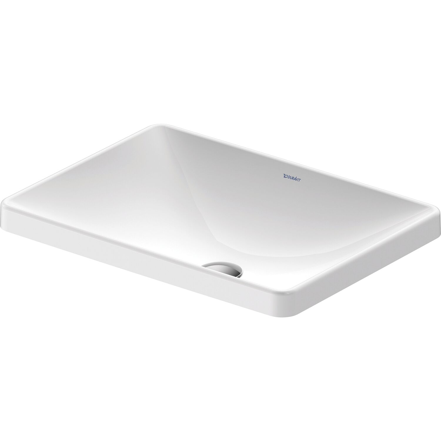 DURAVIT Einbau-Waschtisch D-Neo 60 ohne Hahnlochbank, Weiß