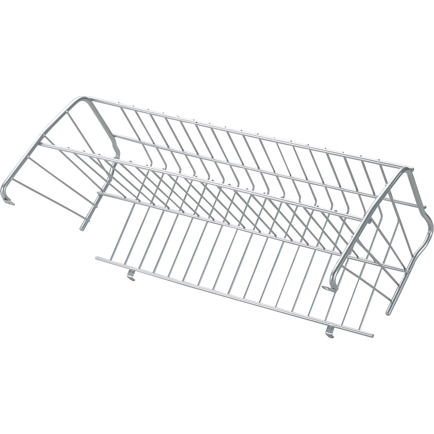 Vauth-Sagel VS Schuhablage Kippfront 757 mm Stahldraht kunststoffbeschichtet silber