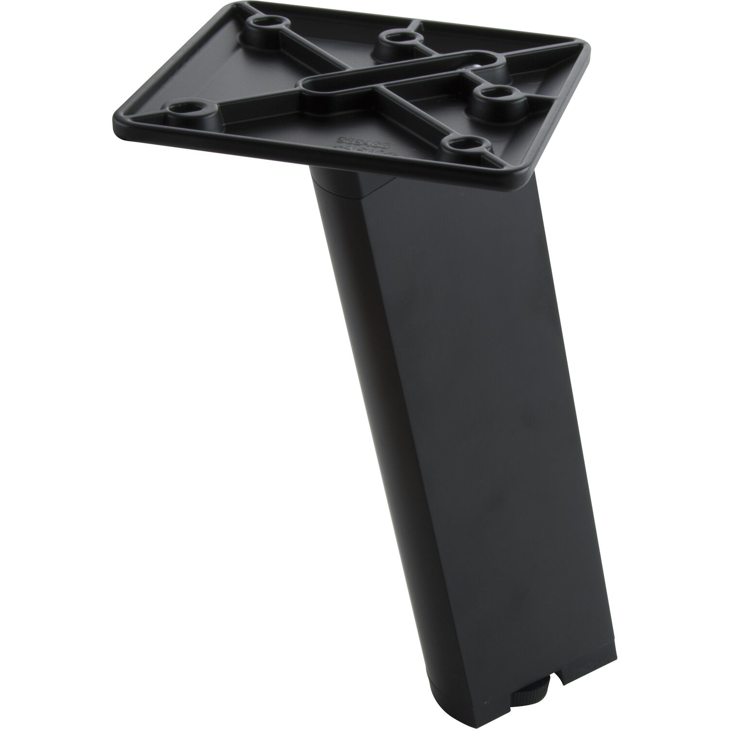 ALUMIS Dekorfuß Stair 250 x 32 mm, Länge 250 mm, Aluminium, schwarz eloxiert