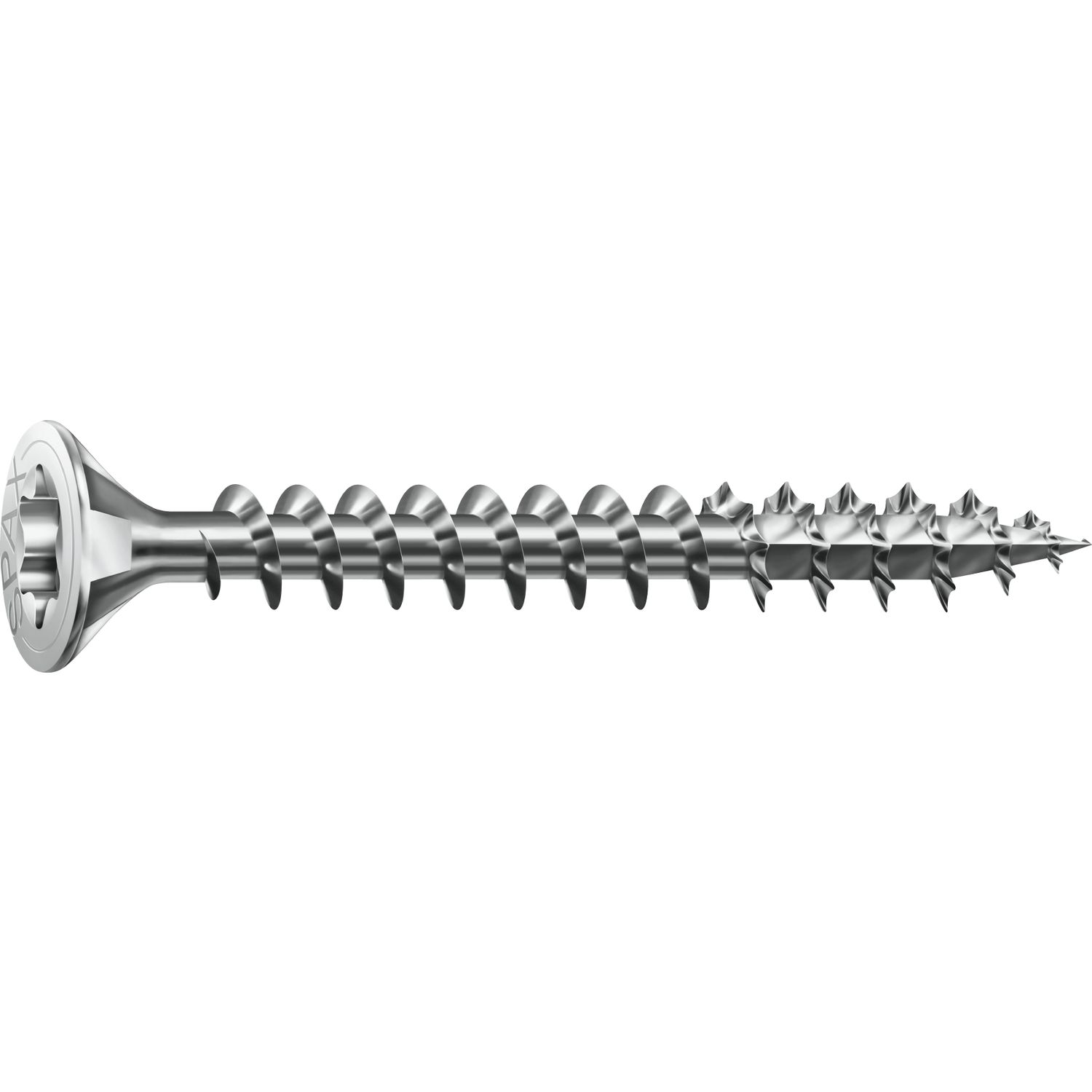 Spax Senkkopf 5.0x60 Vollgewinde Torx 20 WiroxSilber mit Bewertung (500Stk)