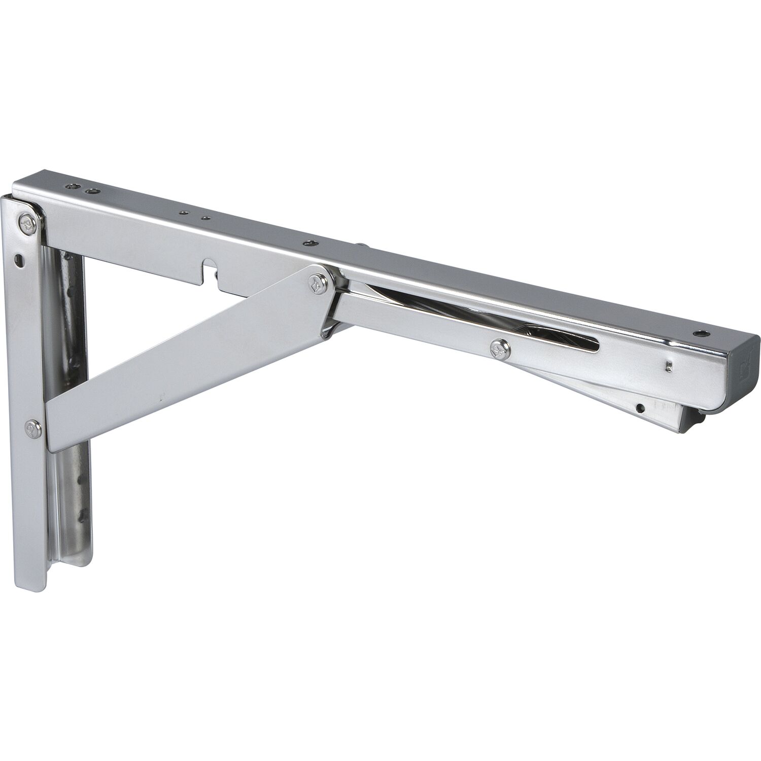 Lamp® Klappwinkel Konsole EB-303, ohne Dämpfung, Edelstahl glänzend