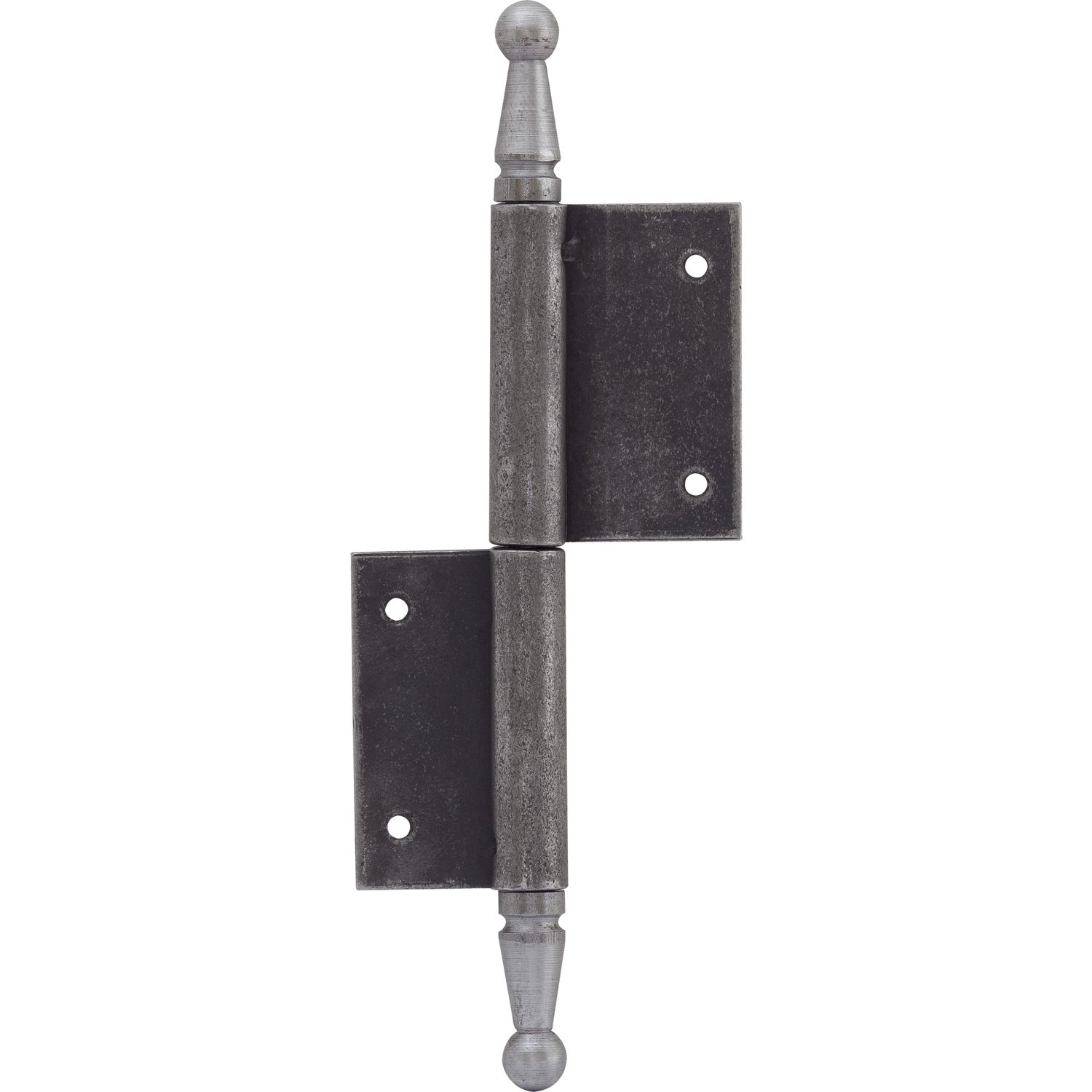 Türnussband mit Zierkopf, links, 160 x 250 mm, Stahl blank