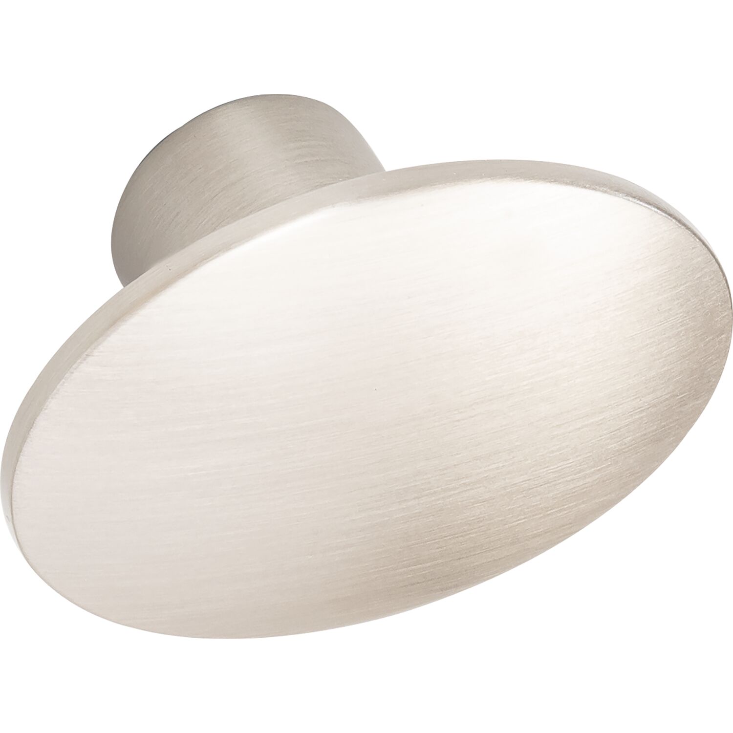 Möbelknopf Dome 50x36 mm, Zinkdruckguss Edelstahl Effekt