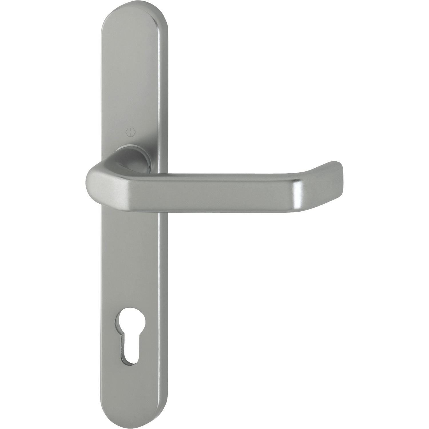 Hoppe Schmalschild - Halbgarnitur LIVERPOOL - (Innen) PZ92, 8x50, silber eloxiert