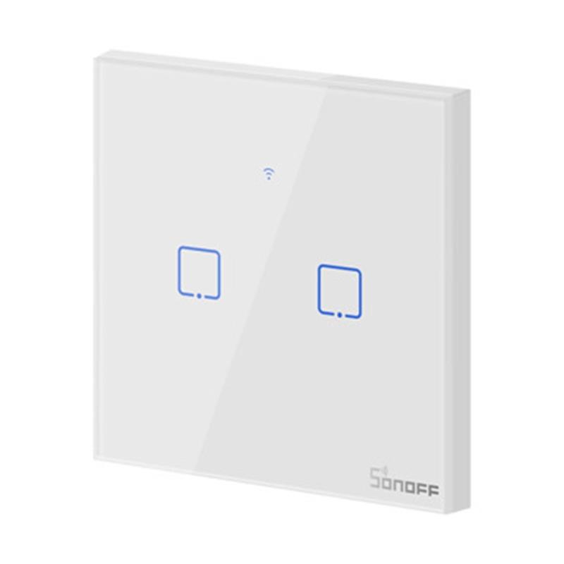 Sonoff WLAN-Wandschalter der SONOFF TX-Serie WiFi+RF433 T1 2fach