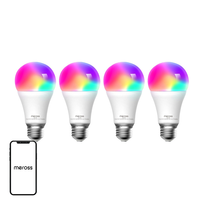 Meross Smarte LED Glühbirne WiFi HomeKit (4Stk)