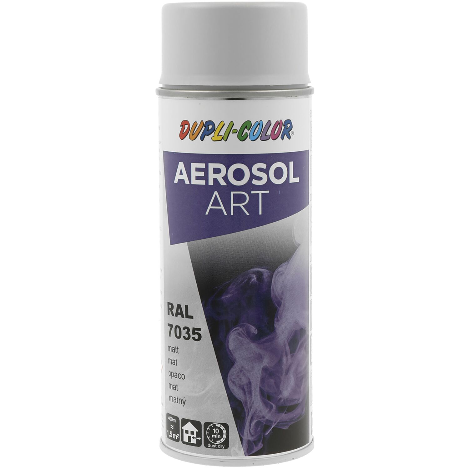 Dupli-Color Lackspray Aerosol Art 400ml lichtgrau matt / RAL 7035