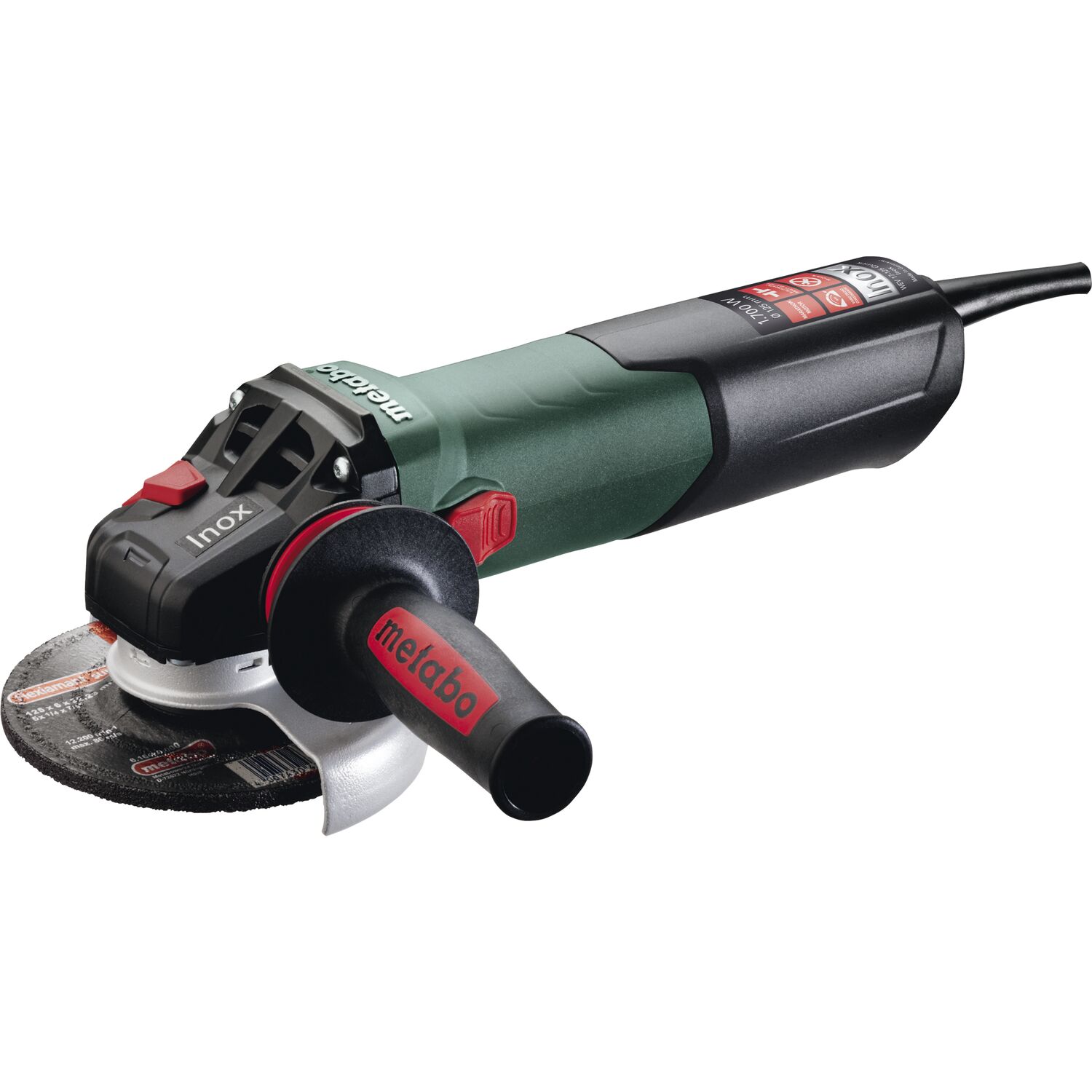 Metabo Winkelschleifer WEV 17-125 Quick Inox 1700 W
