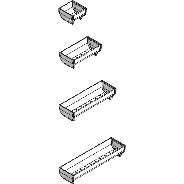 blum ORGA-LINE Schale 352 x 88 x 60 mm Kunststoff/Edelstahl