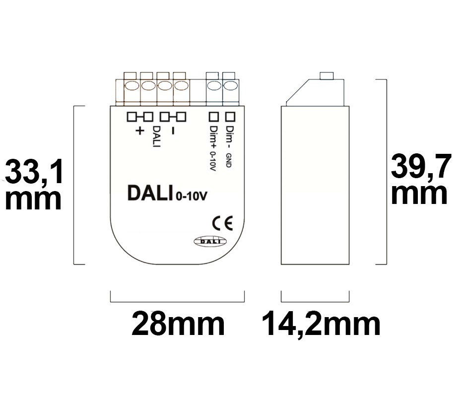 ISOLED DALI auf 0-10V/1-10V Signal Konverter