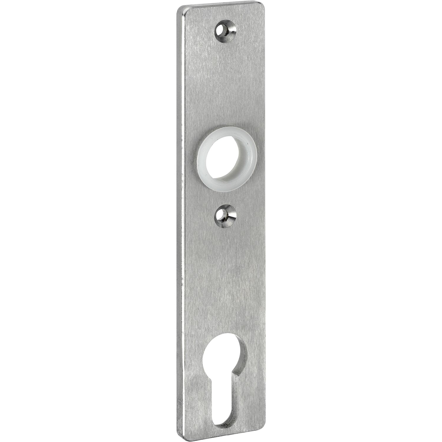AMF Kurzschild 427Z, PZ 72, Schraublochabstand 67 mm, 156 x 32 x 6 mm, Edelstahl AMF Kurzschild 427Z, PZ 72, Schraublochabstand 67 mm, 156 x 32 x 6 mm, Edelstahl
