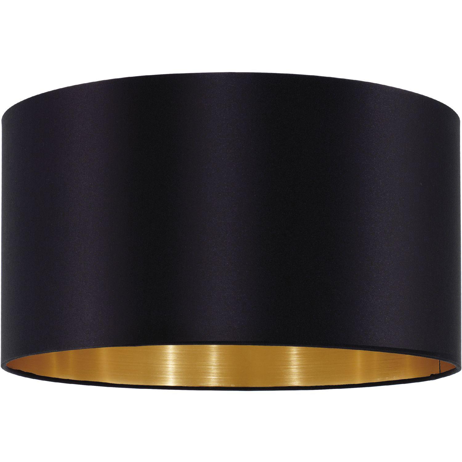 EGLO Leuchten EGLO Schirm Pasteri Pro Ø 380 mm Textil schwarz/gold