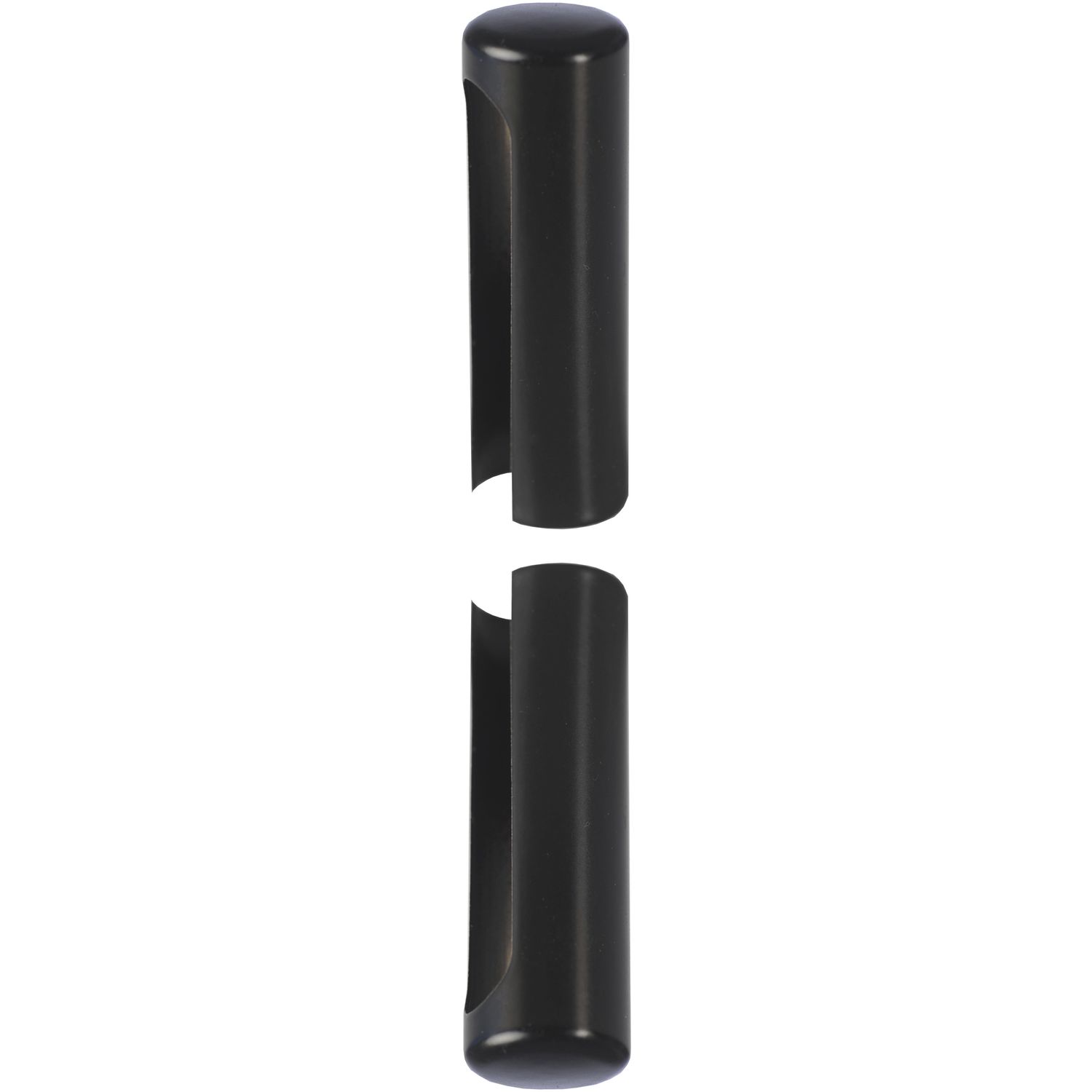 SFS Aufsteckhülsen 3- DIM, Band ø 15 mm, Bandhöhe 92 mm, Aluminium schwarz RAL 9005