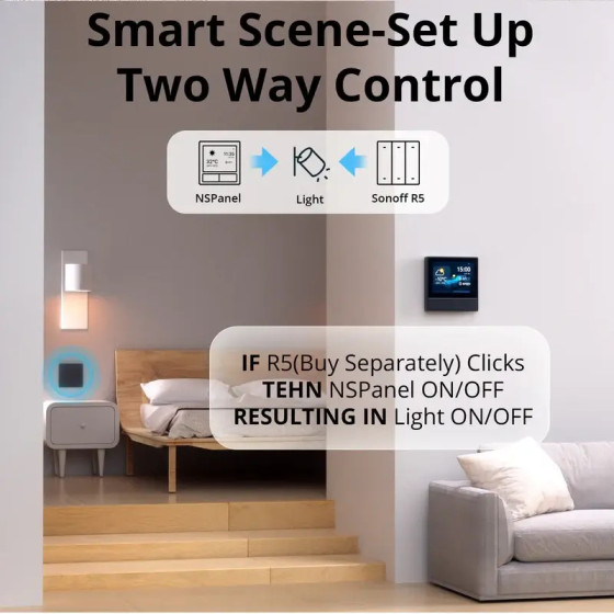Sonoff NSPanel Smart Scene Wandschalter graphite