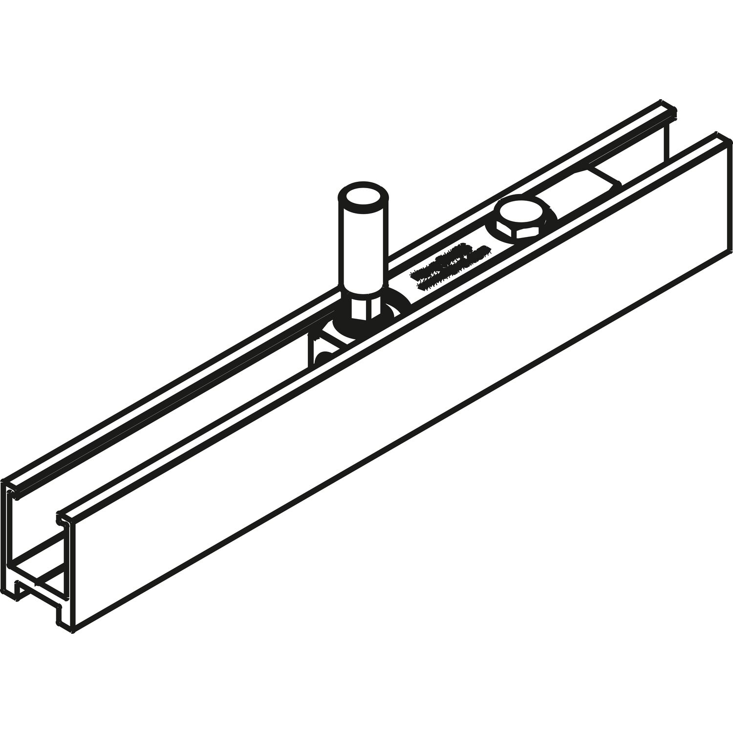HAWA-Junior 100/B Acoustics Tragprofil M10-Aufhängeschraube Standard