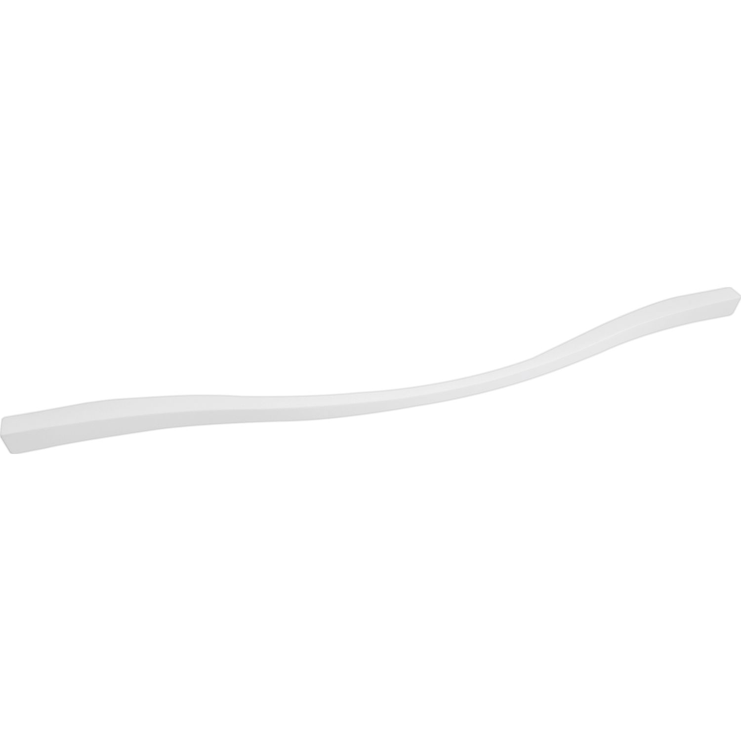 ESTAMP Möbelgriff Fluid Lochabstand 288/320mm Breite 363mm zink weiss matt lackiert