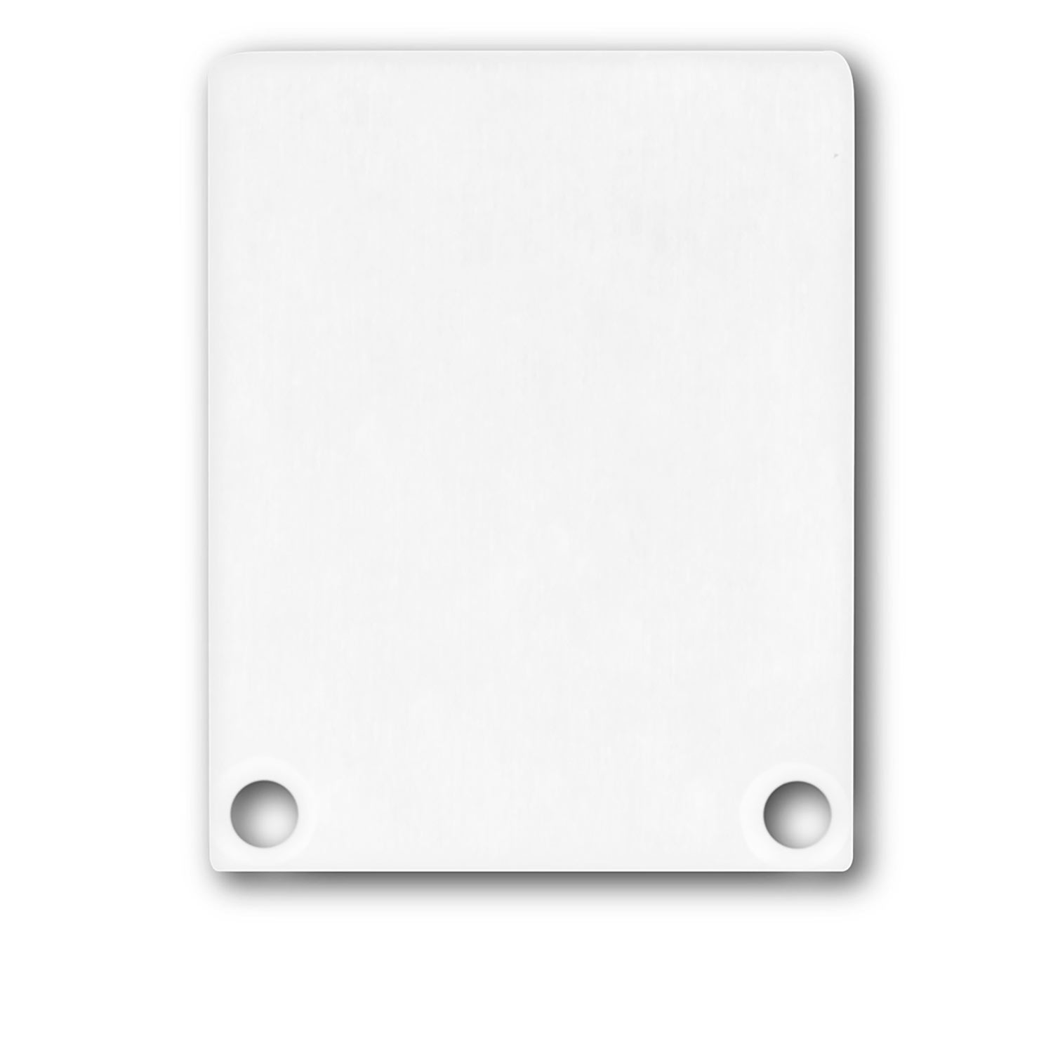ISOLED Endkappe EC45 Alu weiß RAL 9010 für SURF/DIVE24 FLAT mit COVER12 2 STK inkl. Schrauben
