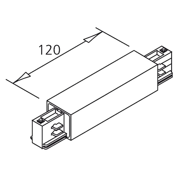 ISOLED 3-Phasen Classic Mittel-Einspeisung schwarz