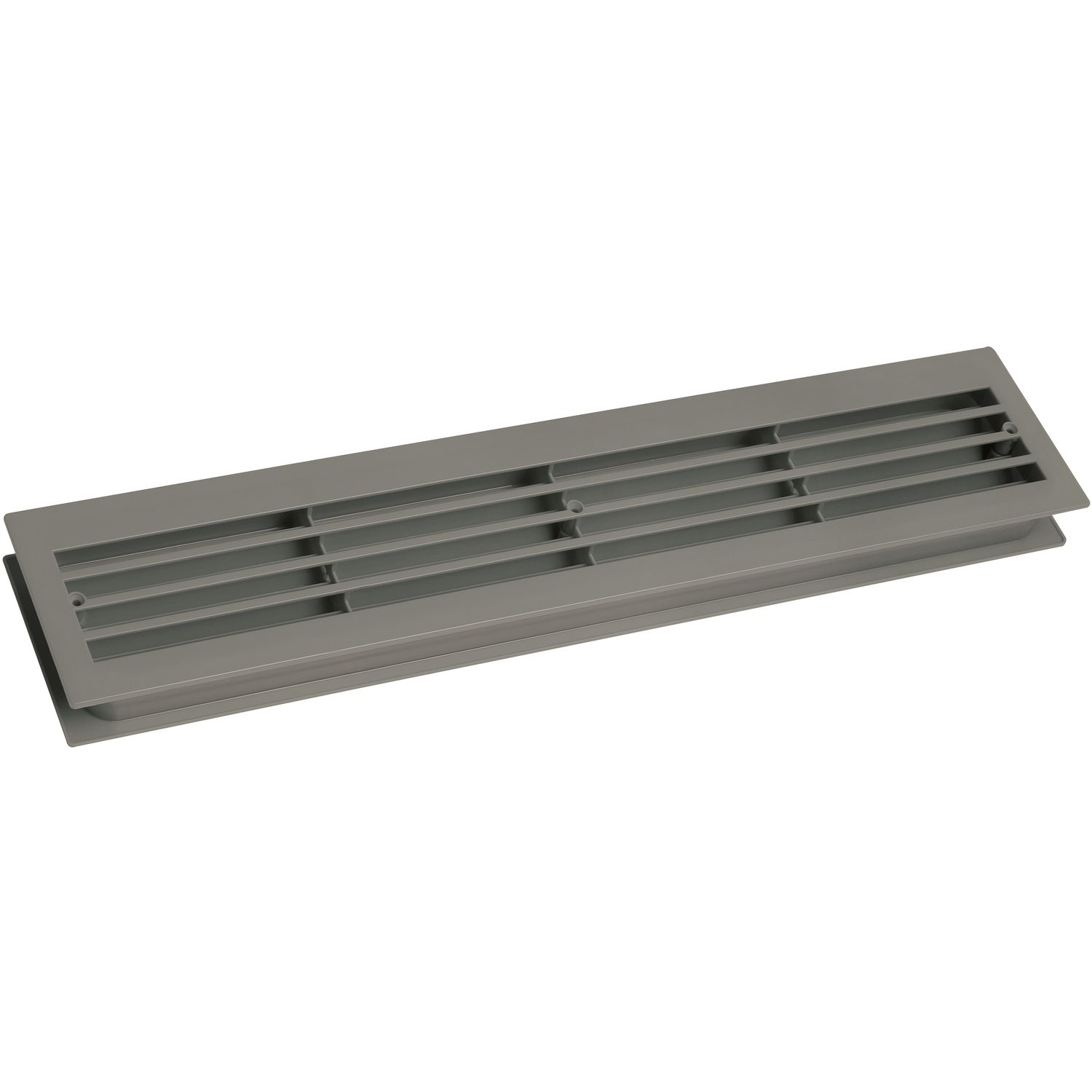 Lüftungsgitter für Zimmertüren 454 x 90 mm TS 35-45 mm Kunststoff dunkelgrau