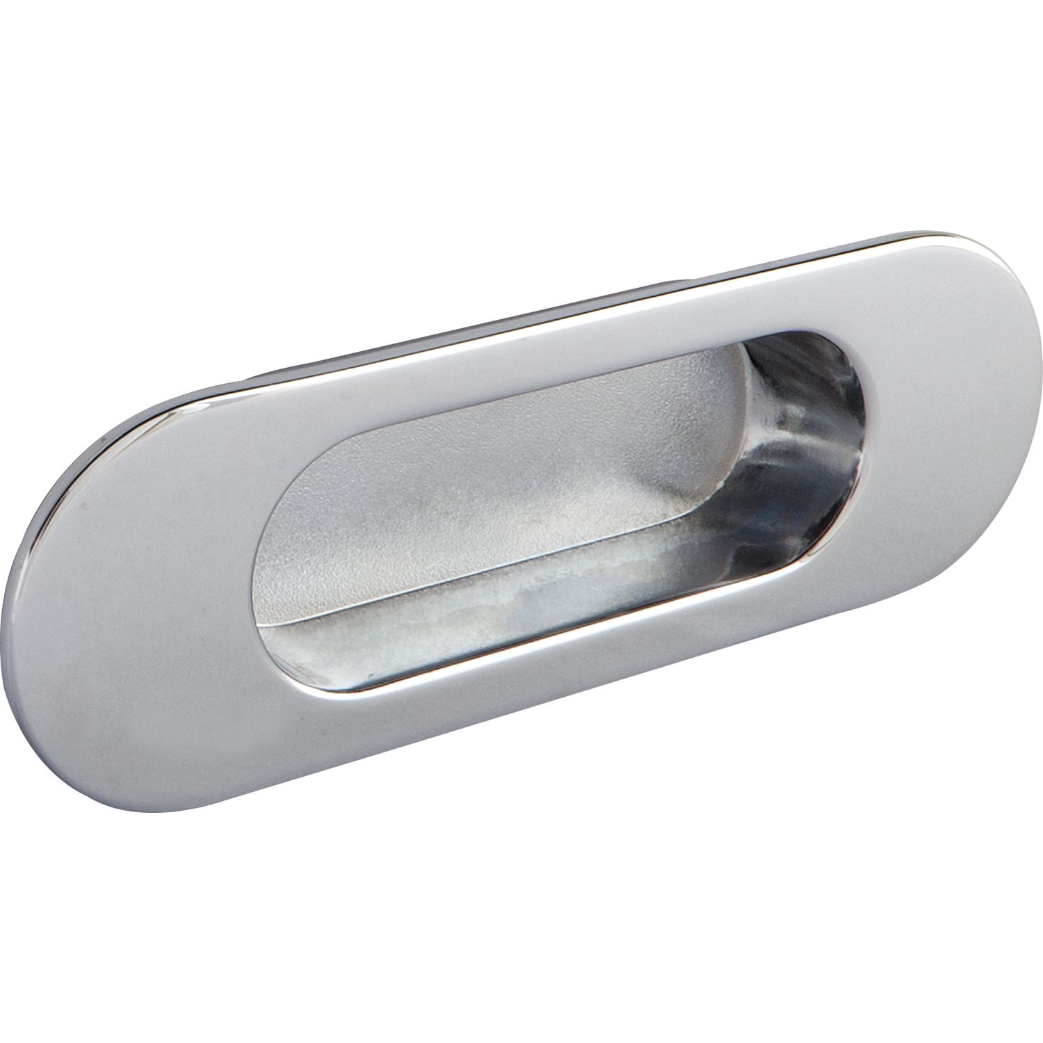 ESTAMP Muschelgriff Zalya Breite 110mm Einlassmaß 68x25mm zink verchromt poliert