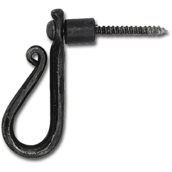 Fensterreiber einseitig, 60/17 mm, Eisen verzinkt geschwärzt