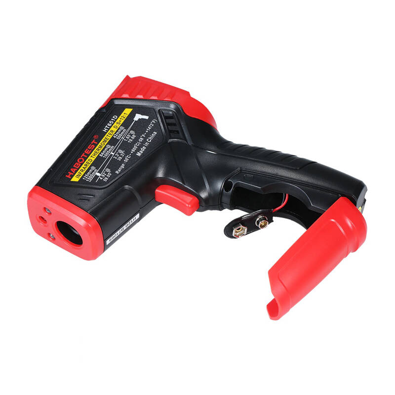 Habotest Digitales Laser-Pyrometer Feuchtigkeitsmesser HT651D