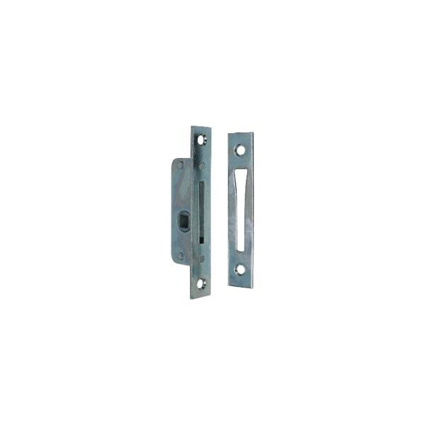 Grundmann Einstemmzunge mit Schließblech, DM 11 mm, eckig, Stahl verzinkt