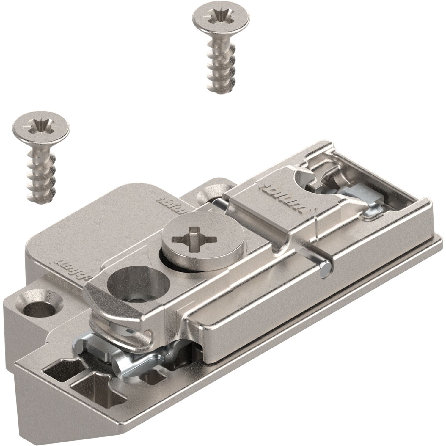 blum CLIP Exzenter - Montageplatte für Teleskophebel, Alurahmen schmal, rechts
