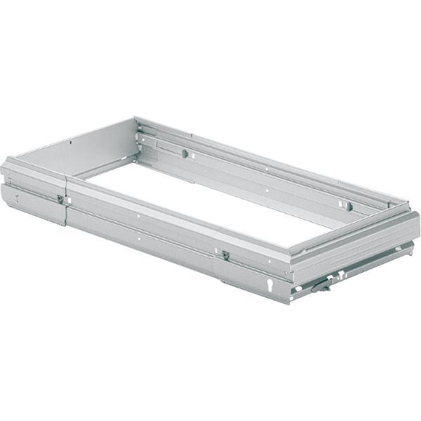 HETTICH Systema Top 2000 Hängeregistratur-Rahmen 700-872 / 316 mm Alu-Finish