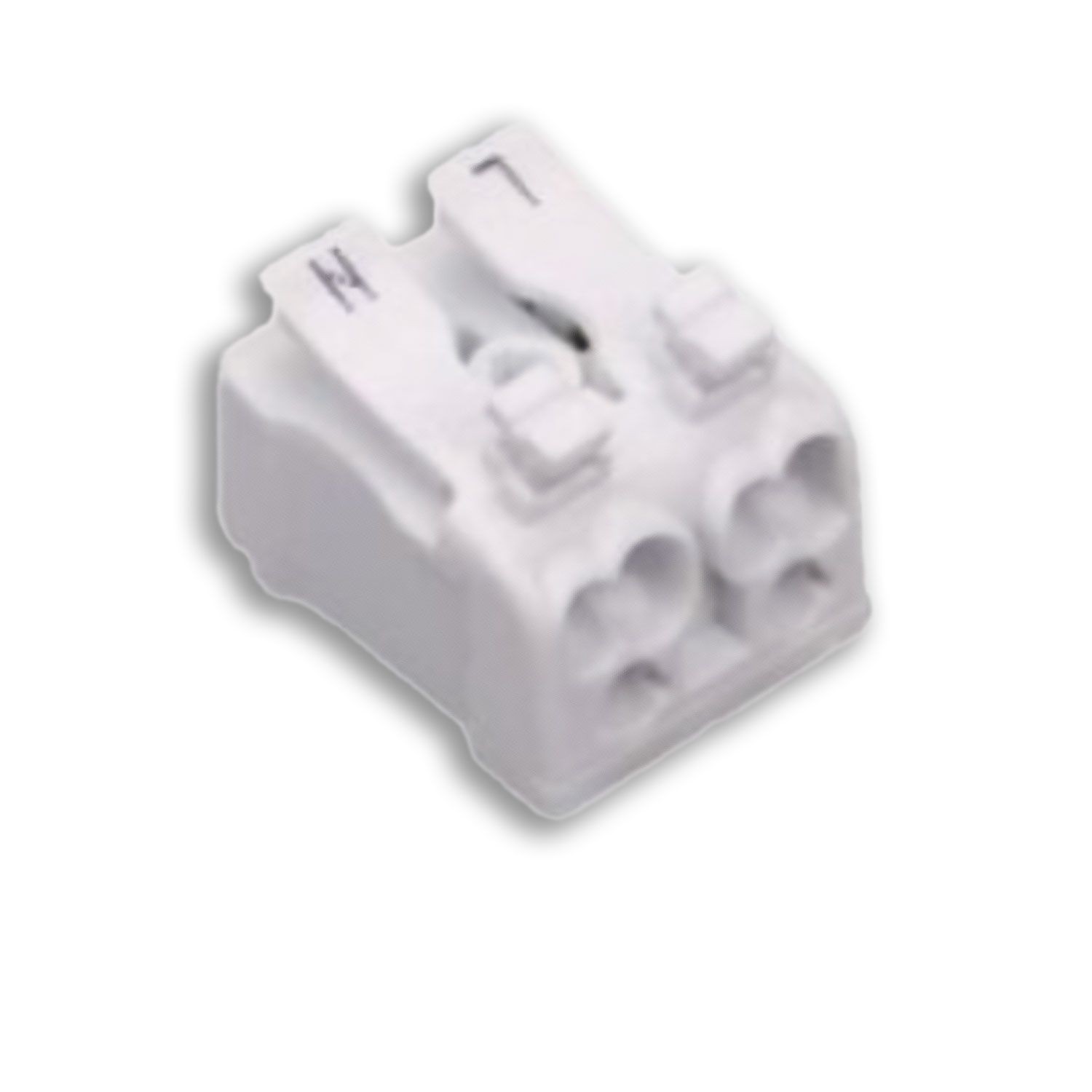 ISOLED Anschlussklemme 2x2-polig 0,5-2,5mm² max. 450V/16A ISOLED Anschlussklemme 2x2-polig 0,5-2,5mm² max. 450V/16A