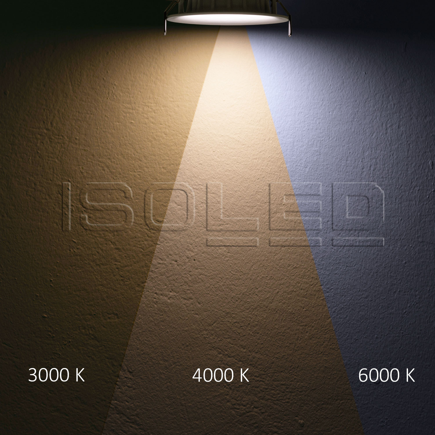 ISOLED LED Downlight Reflektor 12W 60° 150lm/W UGR