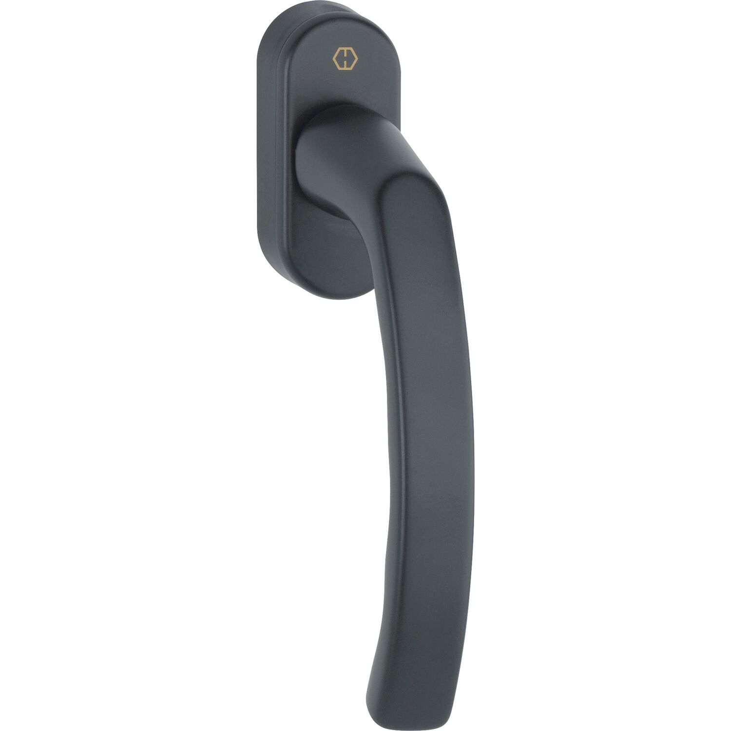 Hoppe Fenstergriff LIÈGE Vierkant 7x40mm Alu schwarz matt